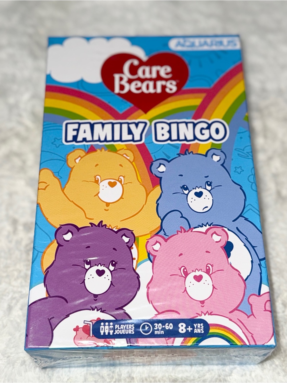 Care Bears Blue Family Bingo Game with Multicolor Bears